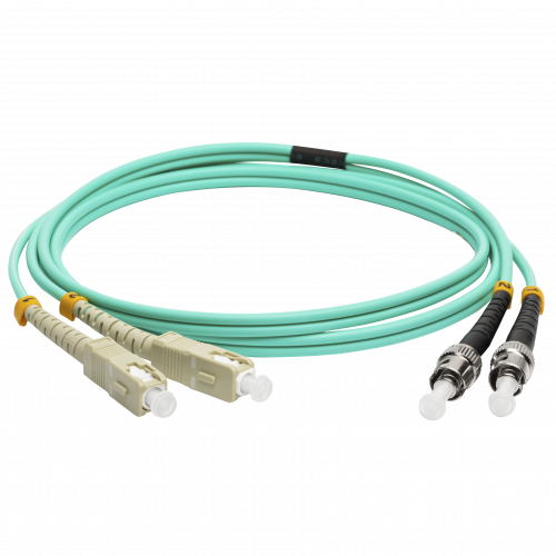 Патч-корд оптический LANMASTER, LSZH, SC/PC-ST/PC, MM